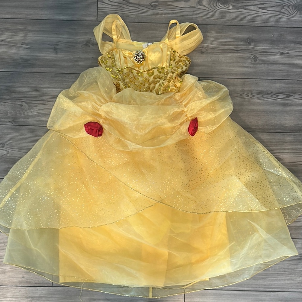Elegant Yellow Disney Belle Dress Up